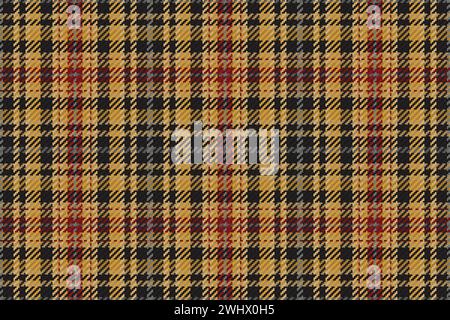 Motivo senza cuciture di motivo scozzese tartan plaid. Sfondo ripetibile con texture del tessuto di controllo. Sfondo vettoriale piatto di stampa tessile a strisce. Illustrazione Vettoriale