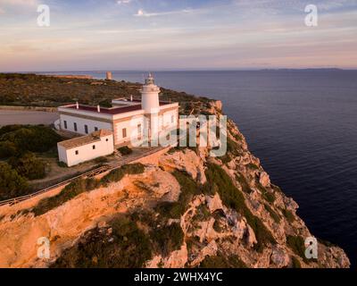 Faro di Cap Blanc costruito nel 1862 Foto Stock