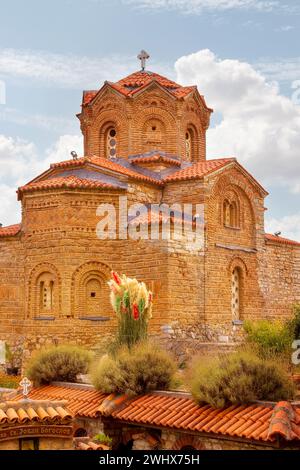 Ocrida, Macedonia del Nord Chiesa di S.. John Kaneo Foto Stock