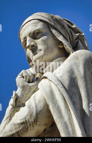 Dante Alighieri a Verona Foto Stock