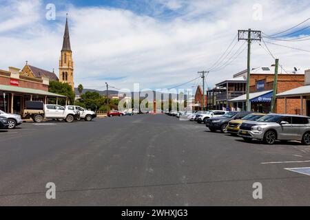 Centro di Mudgee nella regione del nuovo Galles del Sud, Australia, 2024 Foto Stock