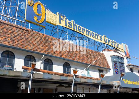 9 Fisherman's Grotto Restaurant, Fisherman's Wharf, Fisherman's Wharf District, San Francisco, California, Stati Uniti Foto Stock