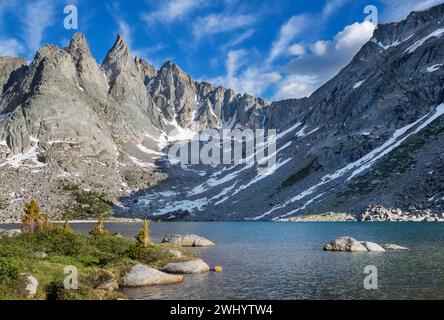 La Wind River Range, o Winds for Short, è una catena montuosa delle Montagne Rocciose nella parte occidentale dello stato del Wyoming Foto Stock