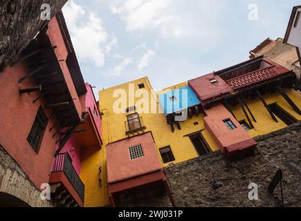 Guanajuato è una città del Messico centrale con una splendida città vecchia, il Messico Foto Stock