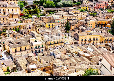 Architettura di Modica in Val di noto Foto Stock