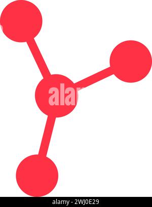 Reticolo di collegamento piattaforma token. Struttura dei trasferimenti di criptovalute, elemento tecno astratto per un design tecnologico moderno e retrò. Immagine vettoriale di colore semplice Illustrazione Vettoriale