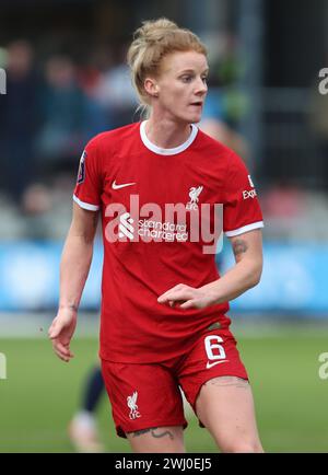 Jasmine Matthews di Liverpool Women in azione durante la Fifth RoundSoccer Match femminile di fa Cup tra London City Lionesses Women e LiverpoolWomen Foto Stock