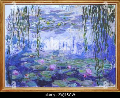 Ninfee (1916-1919) di Claude Monet (1840-1926). Foto Stock