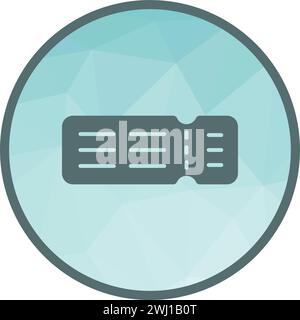 Immagine vettoriale icona ticket. Illustrazione Vettoriale