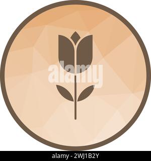 Immagine vettoriale icona Tulip. Illustrazione Vettoriale