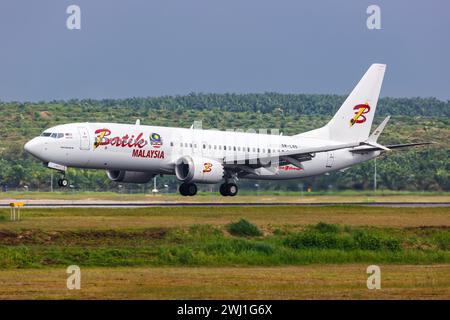 Batik Air Malaysia Boeing 737 MAX 8 Flugzeug Flughafen Kuala Lumpur in Malesia Foto Stock