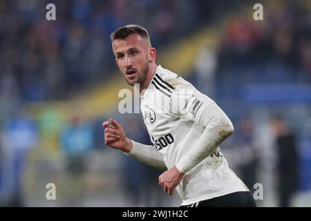 Chorzow, Polonia. 9 febbraio 2024. Tomas Pekhart del Legia Warszawa visto in azione durante la partita di calcio polacca PKO Ekstraklasa League 2023/2024 tra Ruch Chorzow e Legia Warszawa allo Slaski Stadium. Punteggio finale; Ruch Chorzow 0:1 Legia Warszawa. (Foto di Grzegorz Wajda/SOPA Images/Sipa USA) credito: SIPA USA/Alamy Live News Foto Stock