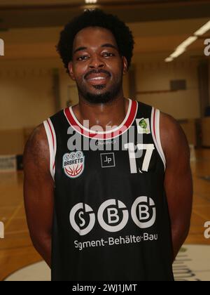 Nuova aggiunta Diamond Onwuka, 17 cesti FFS Barmer 2° pallacanestro Bundesliga prob Nord il 11/04/2023 Foto Stock