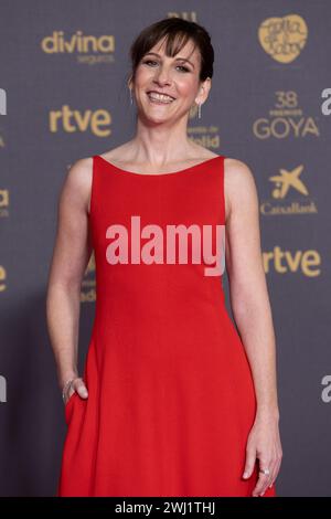 Madrid, Spagna. 10 febbraio 2024. Malena Alterio partecipa a "The Red carpet at the Goya Awards 2024" Photocall alla Feria de Valladolid. (Foto di Nacho Lopez/SOPA Images/Sipa USA) credito: SIPA USA/Alamy Live News Foto Stock