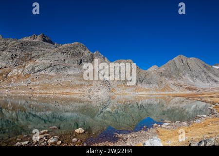 La Wind River Range, o Winds for Short, è una catena montuosa delle Montagne Rocciose nella parte occidentale dello stato del Wyoming Foto Stock