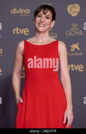 Madrid, Spagna. 10 febbraio 2024. Malena Alterio partecipa a "The Red carpet at the Goya Awards 2024" Photocall alla Feria de Valladolid. Credito: SOPA Images Limited/Alamy Live News Foto Stock