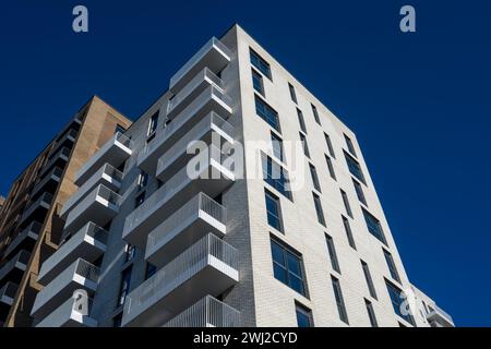 One Maidenhead, New All Electric Flats, Build to Rent, Get Living, Maidenhead, Berkshire, Inghilterra, Regno Unito, Gran Bretagna. Foto Stock