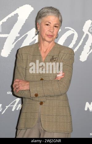 Ottavia piccolo beim Photocall zur Sky serie "un amore" im Cinema Barberini. ROM, 12.02.2024 Foto Stock