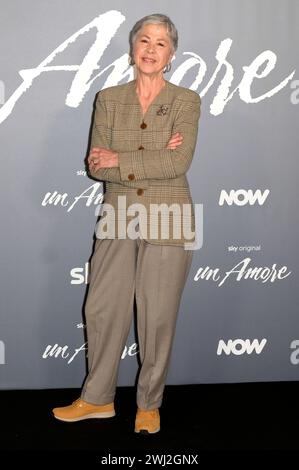 Ottavia piccolo beim Photocall zur Sky serie "un amore" im Cinema Barberini. ROM, 12.02.2024 Foto Stock