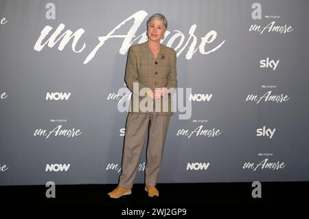 Ottavia piccolo beim Photocall zur Sky serie "un amore" im Cinema Barberini. ROM, 12.02.2024 Foto Stock