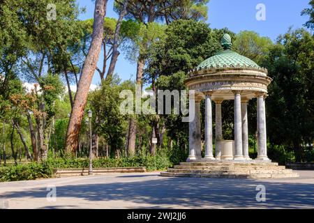 Tempio di Diana a Villa Borghese a Roma, Italia Foto Stock