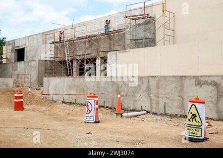 Merida Messico, sito archeologico di Dzibilchaltun Parco Nazionale, rovine della città della civiltà Maya, zona Arqueologica de Dzibilchaltun, museo di benvenuto cen Foto Stock