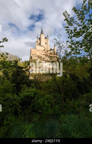 Castello di Segovia Foto Stock