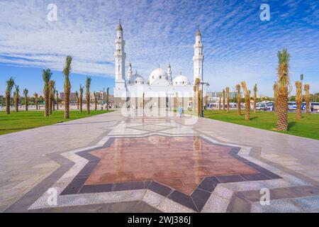 Al-Madinah al-Munawwarah, Arabia Saudita - 09 marzo 2023, moschea panoramica al-Quba, Medina, Arabia Saudita Foto Stock