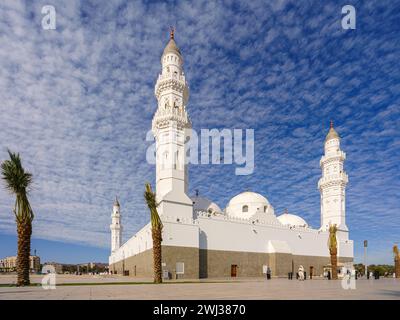 Al-Madinah al-Munawwarah, Arabia Saudita - 09 marzo 2023, moschea panoramica al-Quba, Medina, Arabia Saudita Foto Stock