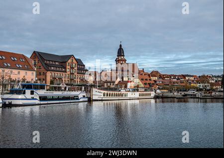 Harbor Mile di Waren Foto Stock