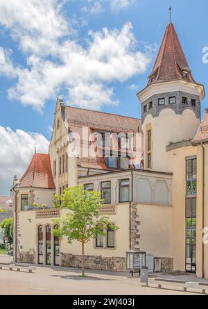 Edificio residenziale e commerciale al Riettor di Villingen Foto Stock