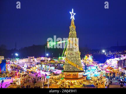 Cranger Christmas Magic, fiera natalizia nella regione della Ruhr, Herne, Germania, Europa Foto Stock