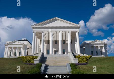 Virginia State Capitol - struttura neoclassica progettata da Thomas Jefferson il secondo presidente degli Stati Uniti - Richmond, Virginia Foto Stock