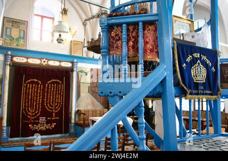 Sinagoga sefardita Abuhav Safed, Israele Foto Stock