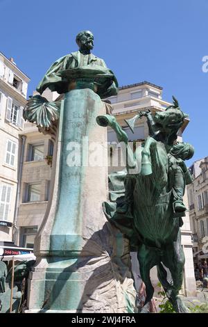 Statue a la Rochelle Foto Stock