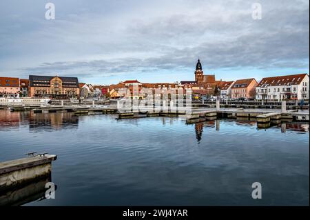 Harbor Mile di Waren Foto Stock