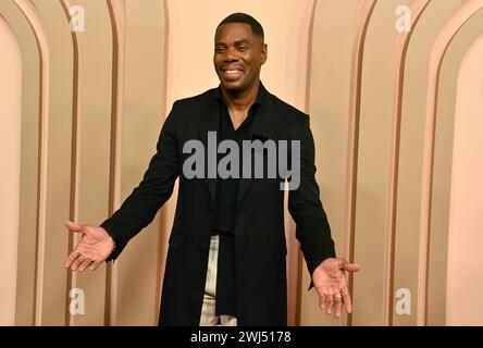 Colman Domingo partecipa al 96° pranzo annuale dei candidati agli Oscar al Beverly Hilton di Beverly Hills, California, lunedì 12 febbraio 2024. Foto di Jim Ruymen/UPI Foto Stock