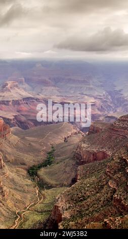 Vista del Grand Canyon, Arizona, USA Foto Stock