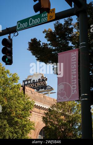 Chattanooga's Terminal Station o Chattanooga Choo Choo, Tennessee, Stati Uniti Foto Stock