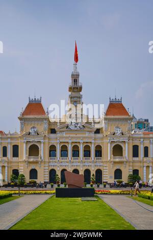 Gennaio 2024, Comitato del popolo della città di ho chi Minh (Municipio di ho chi Minh) Foto Stock