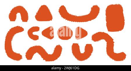 Forme geometriche astratte vettoriali per infografiche, web design e design moderni unici. Illustrazione Vettoriale