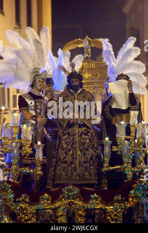 Passo di Cristo della fratellanza Macarena, settimana Santa di Siviglia Foto Stock