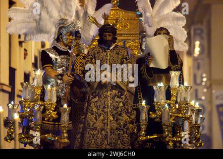 Passo di Cristo della fratellanza Macarena, settimana Santa di Siviglia Foto Stock