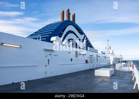 Traghetto Coastal Celebration BC presso Duke Point a Nanaimo, British Columbia, Canada Foto Stock