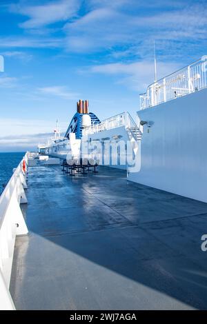 Traghetto Coastal Celebration BC presso Duke Point a Nanaimo, British Columbia, Canada Foto Stock