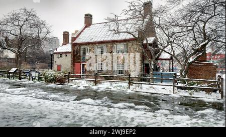 Old Stone House, a Washington Park, quartiere Park Slope, Brooklyn, New York, STATI UNITI Foto Stock