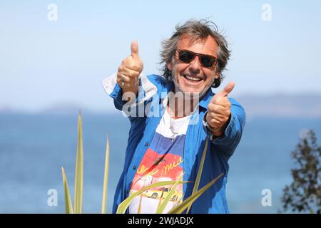 Ritratto di Jean Luc Reichmann in vacanza in Corsica, il 9 agosto 2023 Foto Stock