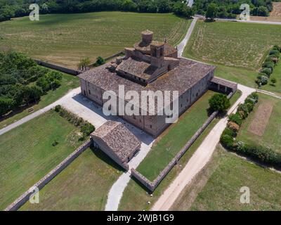 Urbania (Italia, Marche, provincia di Pesaro), il Barco Ducale Foto Stock