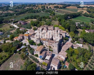 Massa Martana (Italia, Umbria, provincia di Perugia), Villa San Faustino Foto Stock