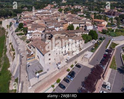Massa Martana (Italia, Umbria, provincia di Perugia), veduta della città Foto Stock